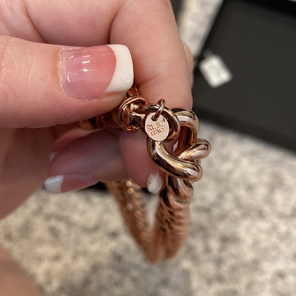 RH Macy & Co. Macy’s 18k Rose Gold chain link 17” chunky necklace - Picture 10 of 10